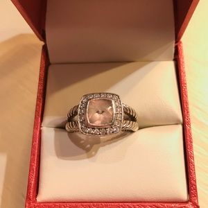 David Yurman Petite Albion Morganite Ring
